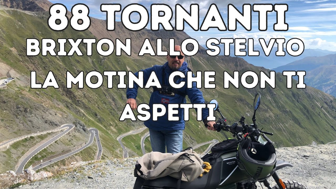 Gli 88 tornanti del Passo dello Stelvio con Brixton Crossfire 125 XS