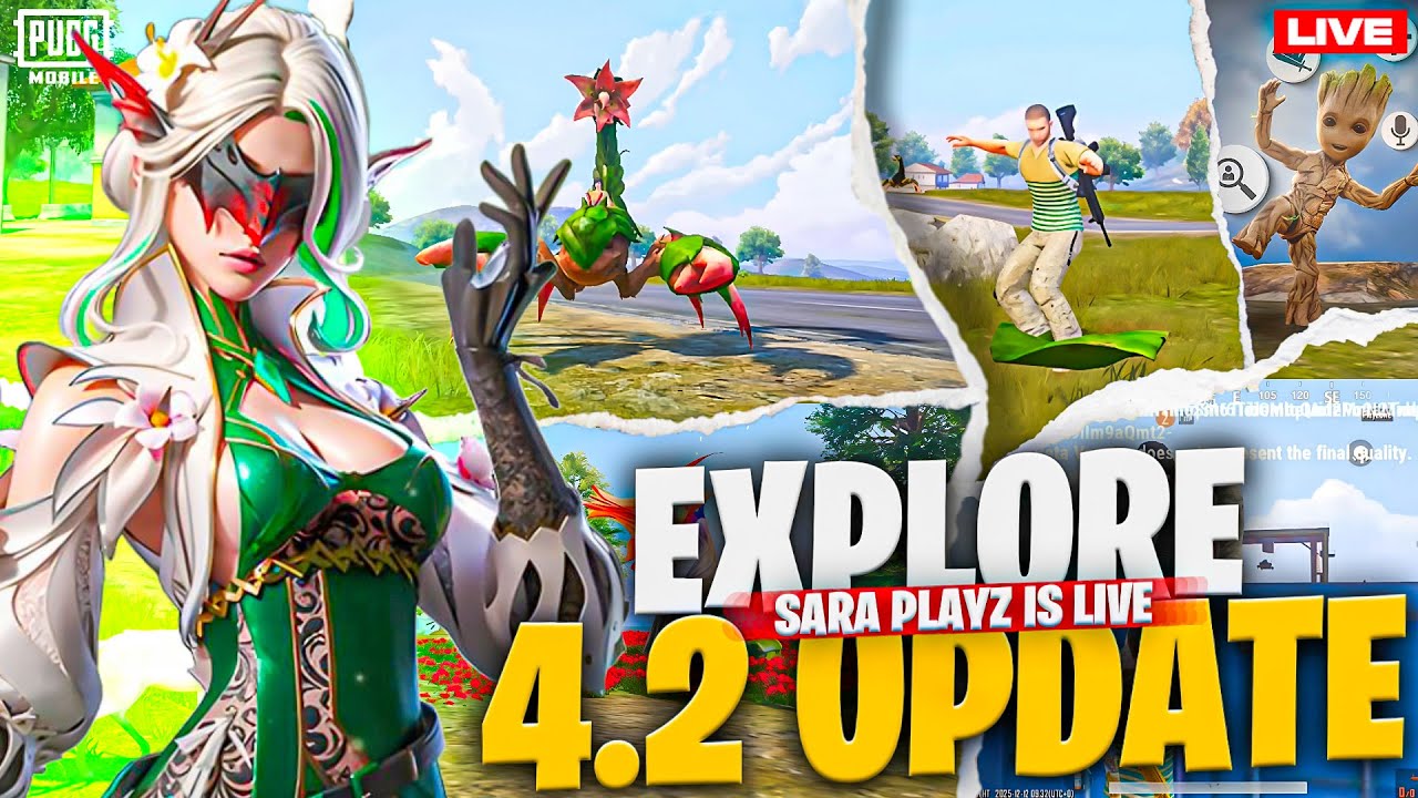 Let&rsquo;s Explore New 4.2 Update Pubg Mobile SARA PLAYZ LIVE