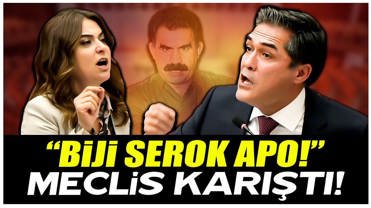 “Biji Serok Apo” sloganları TBMM’yi karıştırdı! İYİ Parti ile DEM Parti birbirine girdi!