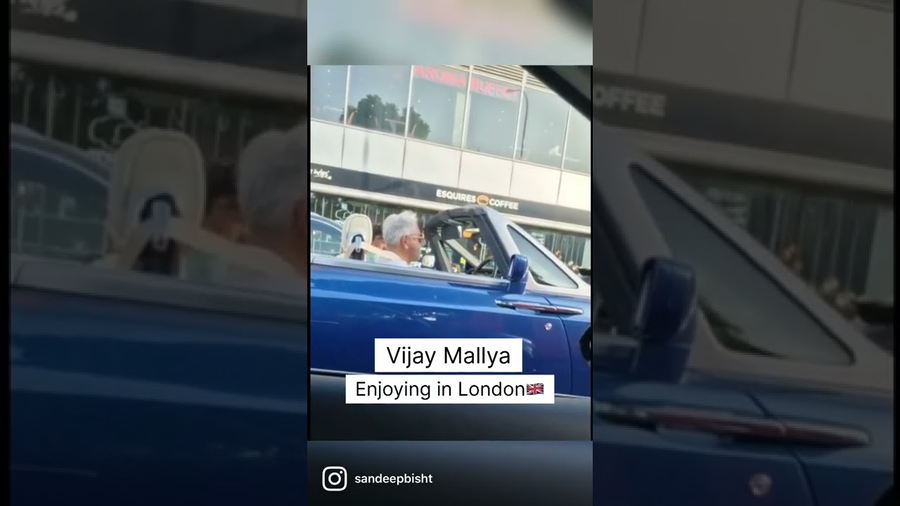 Vijay Mallya spotted driving Bentley in London🇬🇧 #vijaymallya #podcast #rajshamani #trending