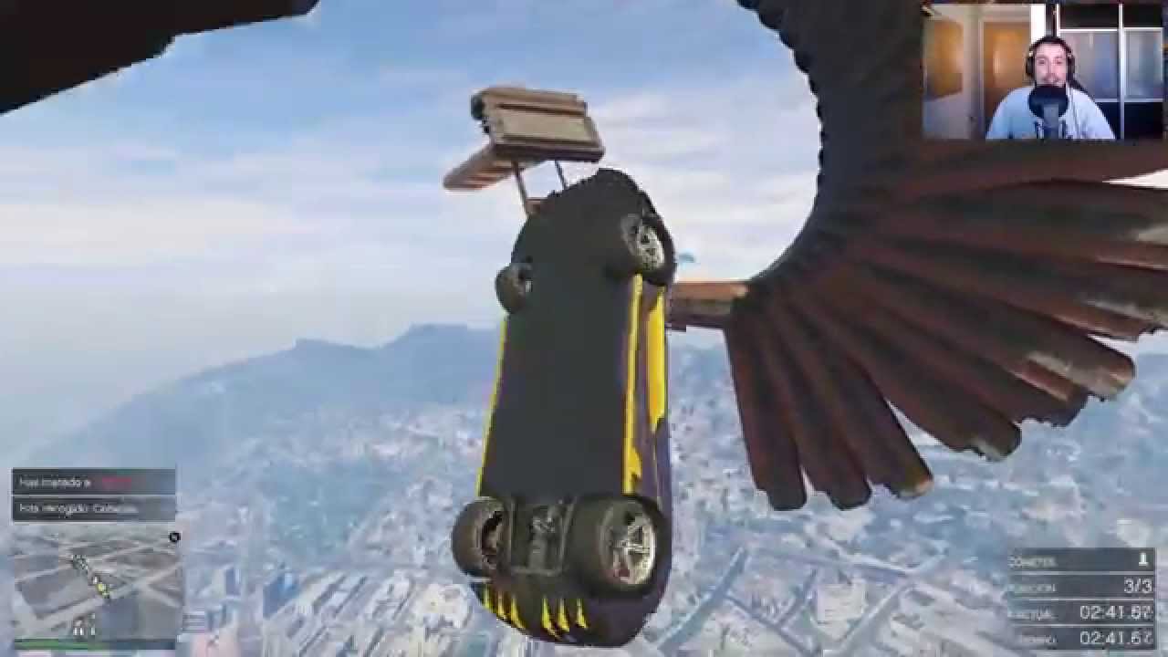 GTA V CARRERA LOCA! GUERRA DE MISILES Y ESPIRAL MORTIFERA! xFaRgAnx