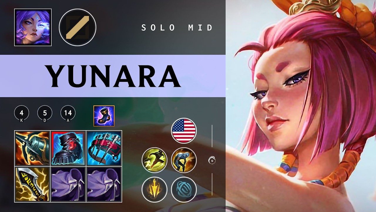 Yunara Mid vs Ahri - NA  Patch 26.03