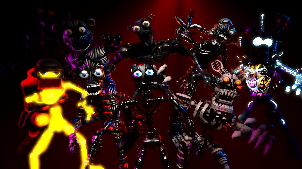 All FNAF Endos' sing the FNAF song