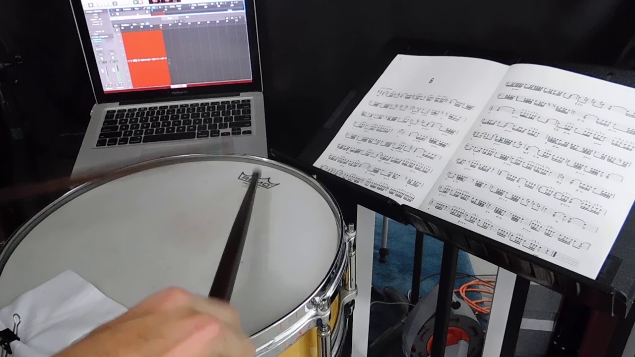Advanced Snare Drum Studies Etude 6 63bpm Mitchell Peters