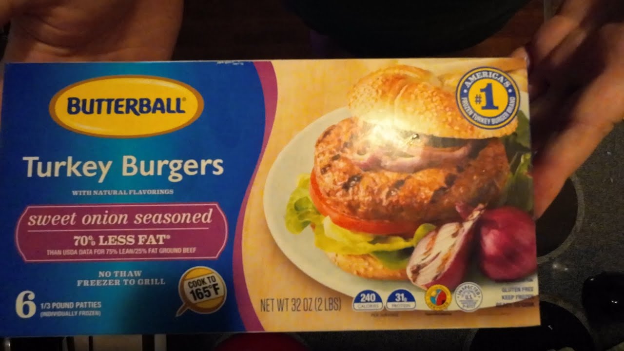 Day 174 ButterBall sweet onion turkey burger review