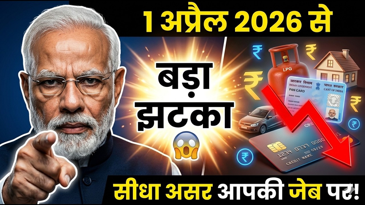 सावधान! 🚨 1 अप्रैल से बदल जाएंगे ये 7 बड़े नियम | PAN Card, HRA & Tax New Rules 2026 | 1 April 2026