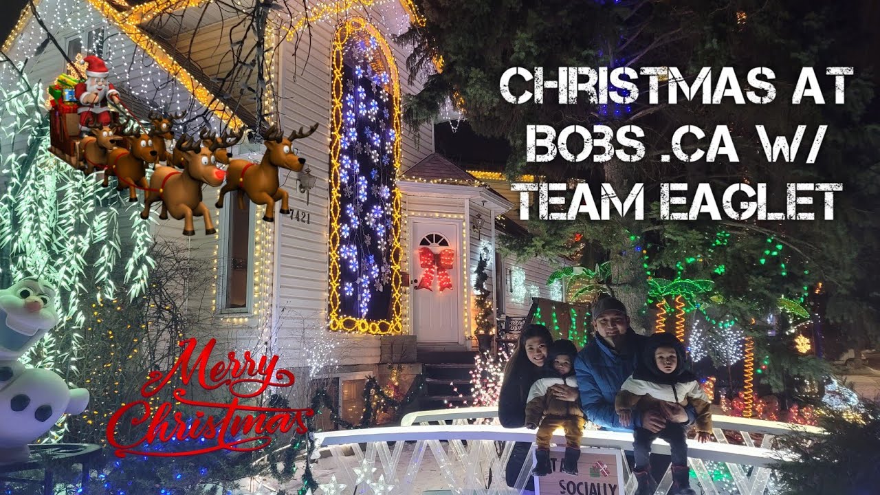 Christmas At Bobs .CA | Christmas Lights | Edmonton, AB Canada | Team Eaglet Holiday