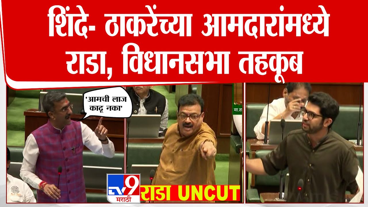 Shiv Sena MLA Dispute In Vidhan Sabha | ठाकरे -शिंदेंच्या आमदारांमध्ये विधानसभेत जोरदार खडाजंगी