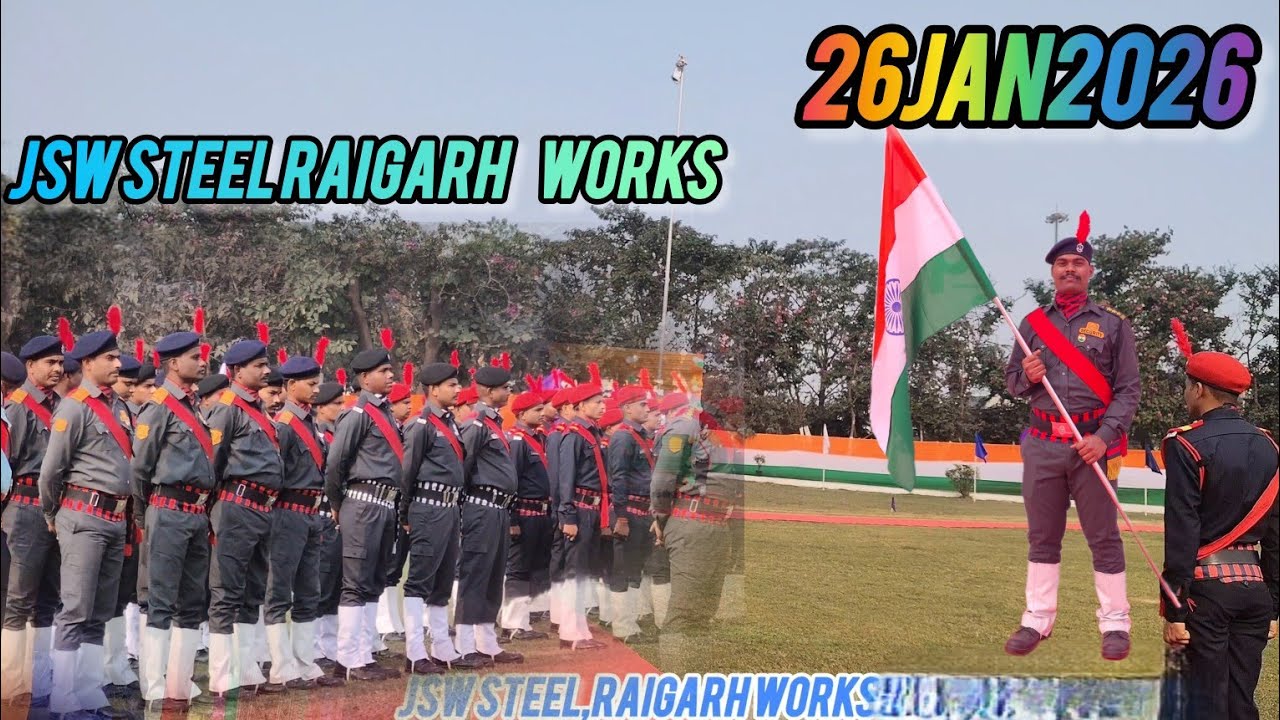 26th January 2026 JSW Steel Monet Raigarh #republicday #jaihind 