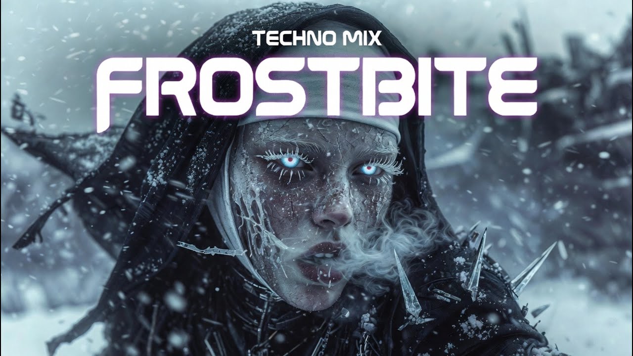 DRIVING TECHNO MIX ❄️ — Snowstorm Techno / Icy Dark Electro (1.5 HR) | FROSTBITE