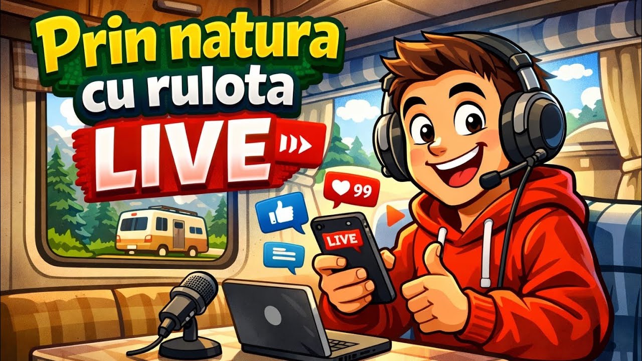 Prin natură cu rulota !!! este live!