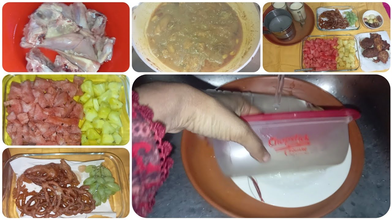 🌙 সেহরির রান্না ও ইফতারের আয়োজন – আলহামদুলিল্লাহ।।🌷🌷🌷