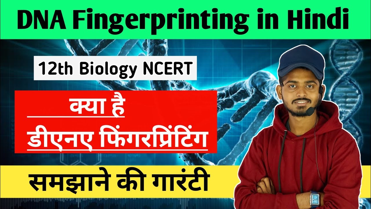 DNA Fingerprinting in hindi class 12 | DNA Fingerprinting process | DNA Fingerprinting kya hai
