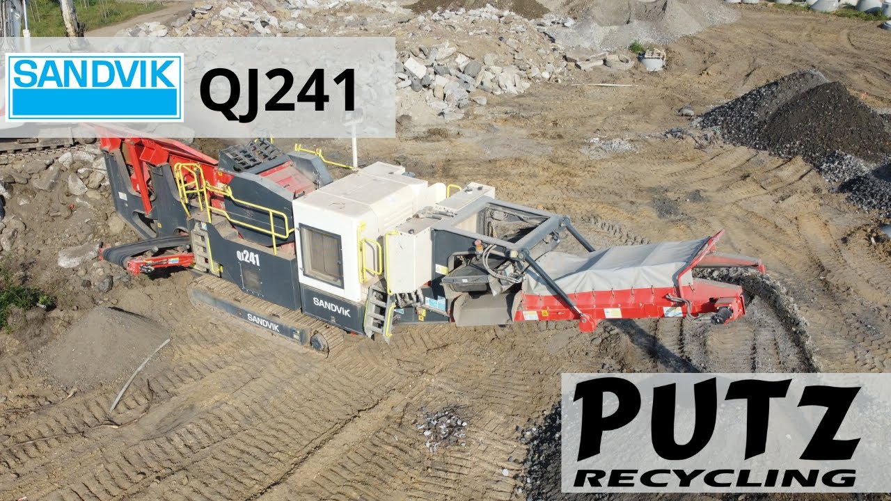 Kruszarka szczękowa Sandvik JQ241 2020 - 1900mth OFERTA Putz Recycling (jaw crusher for sale)