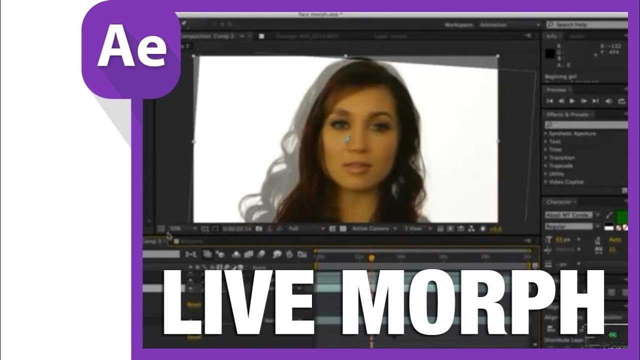 Live Tutorial: After Effects Face Morph