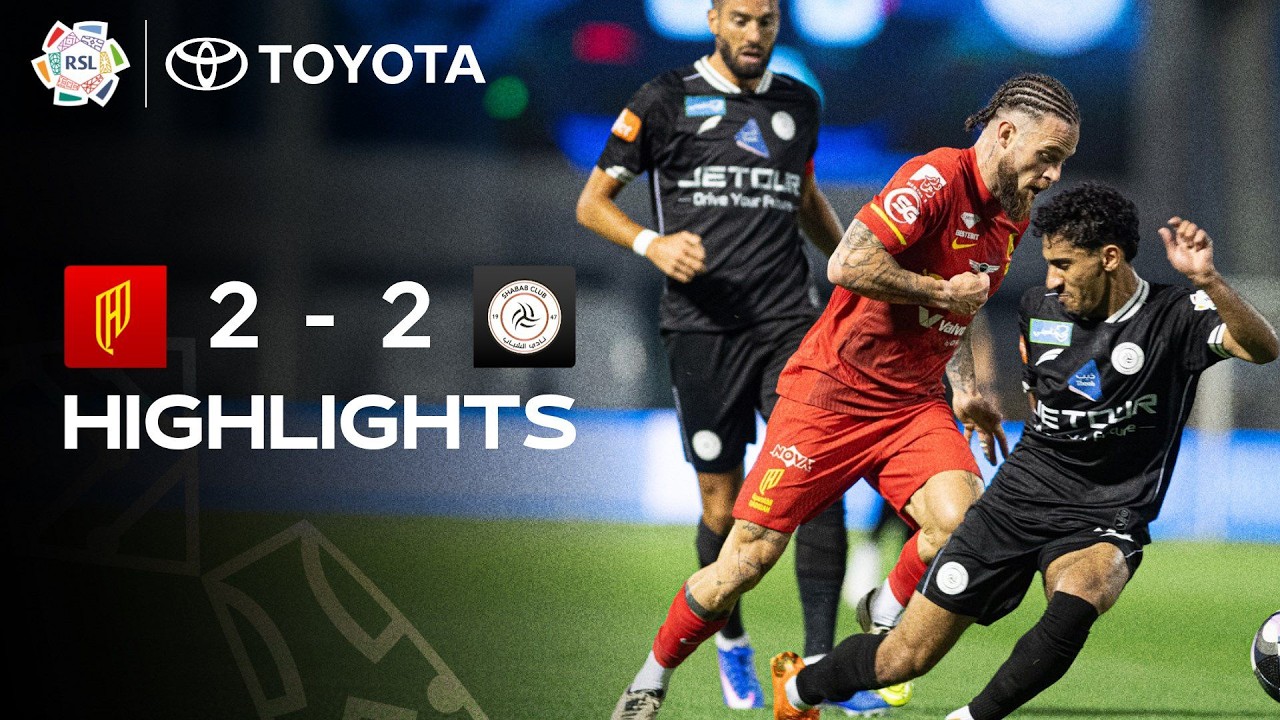 Points shared! 🤝 Al Qadsiah and Al Shabab end level ⏱️ | Powered by Toyota