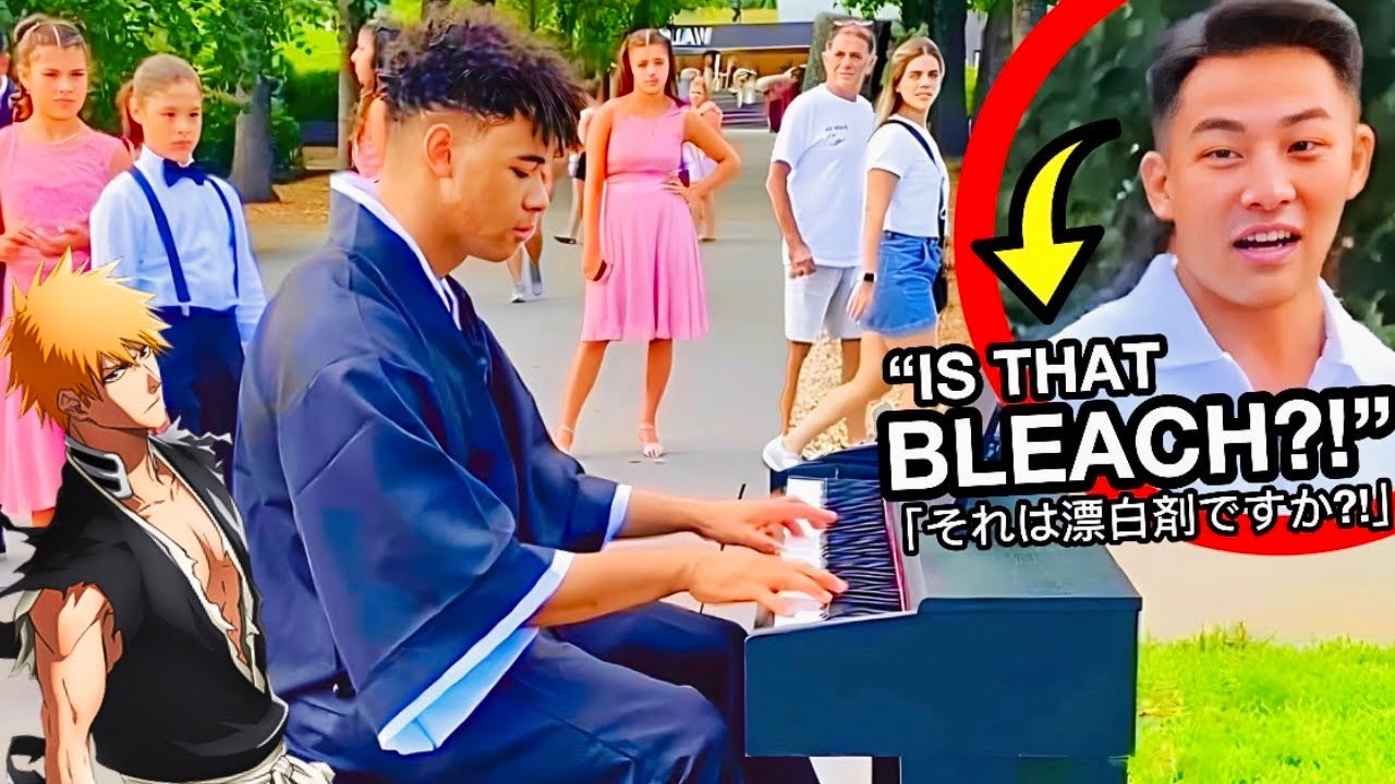 Playing BLEACH SONGS On Piano In PUBLIC!