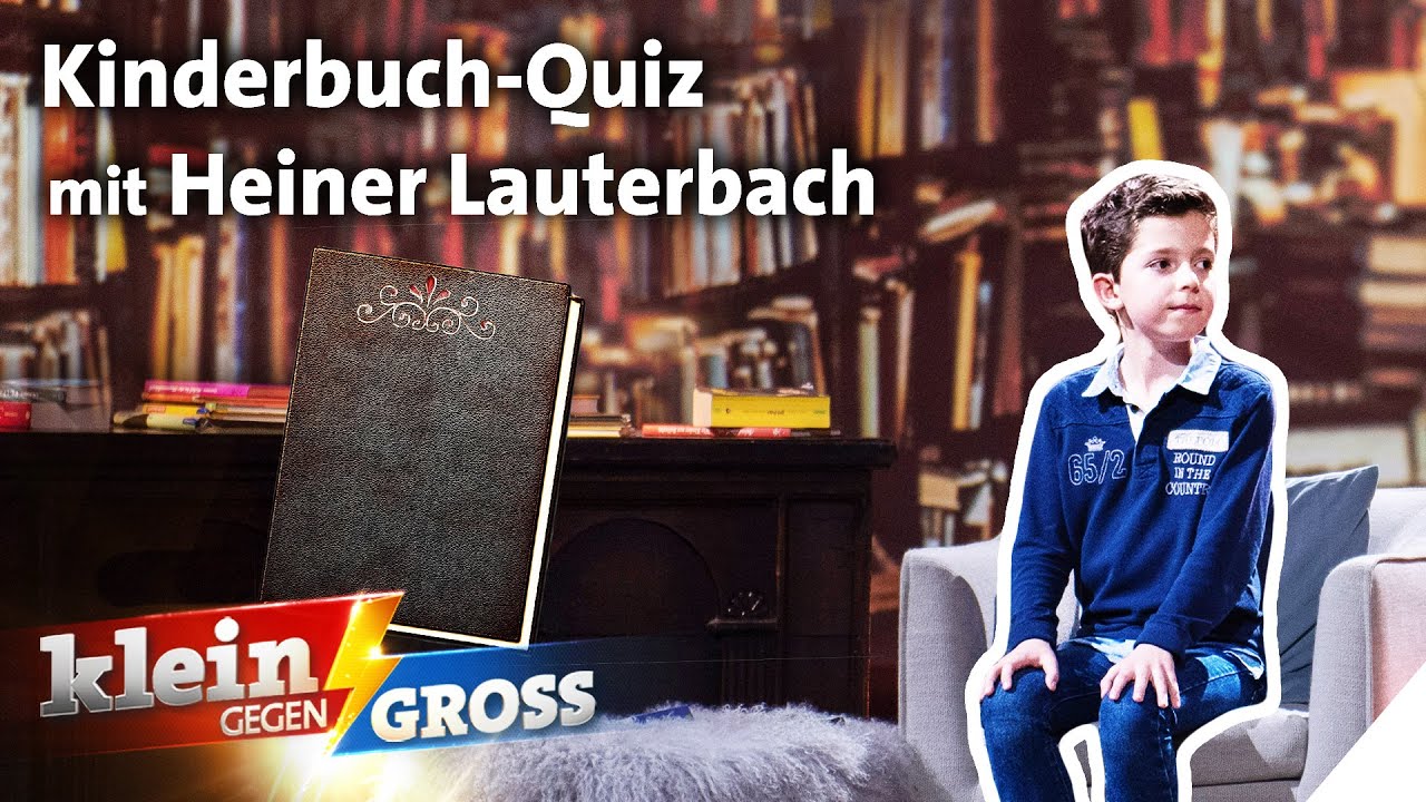 Erkennt 9-jähriger Bücherwurm mehr Kinderbuch-Figuren als Heiner Lauterbach? | Klein gegen Groß