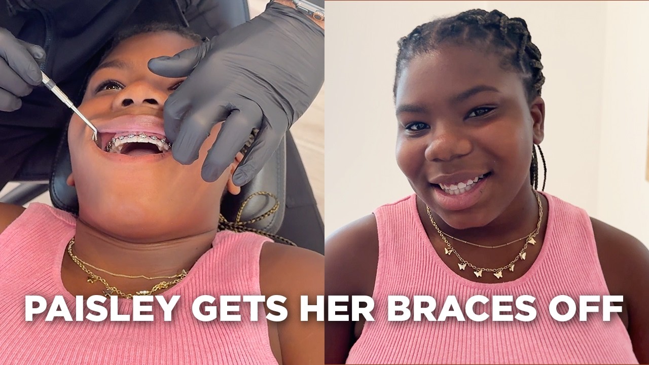 paisley gets her braces off