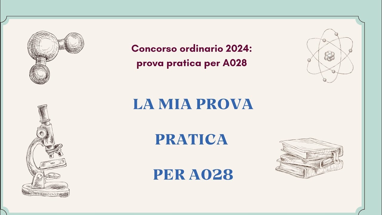 La mia prova pratica per LA CDC A028