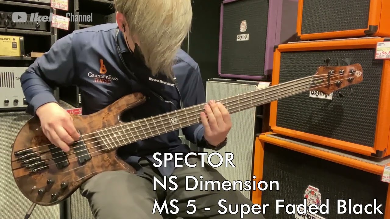 【Ikebe B-Sound Check】SPECTOR NS Dimension MS 5 - Super Faded Black【試奏動画】
