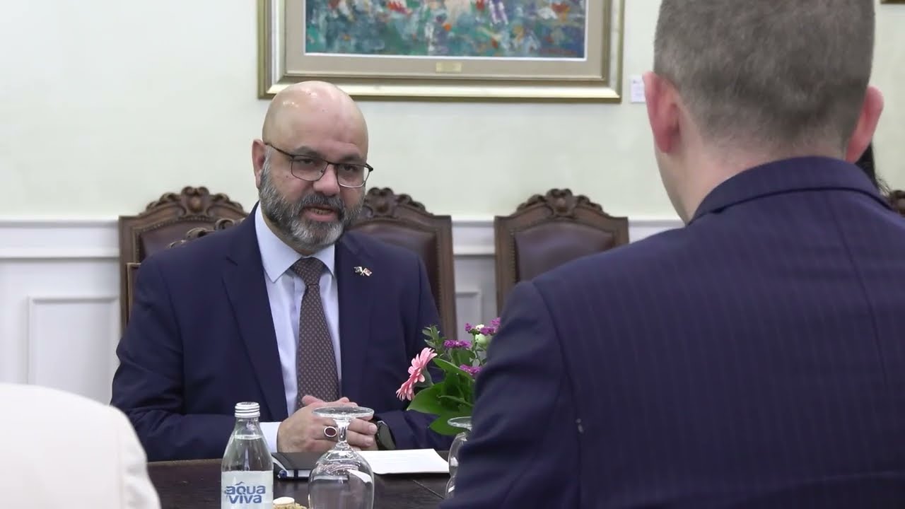05.02.2026. Ministar Đurić sa ambasadorom Islamske Republike Pakistan Sijedom F. Husainom Zaidijem