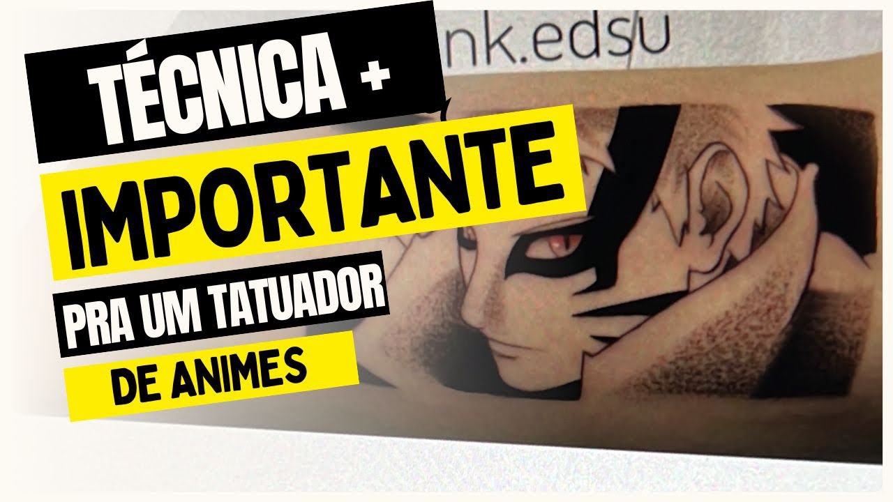 Tatuagem de anime: Técnica pra elevar o nível dos seus trabalhos
