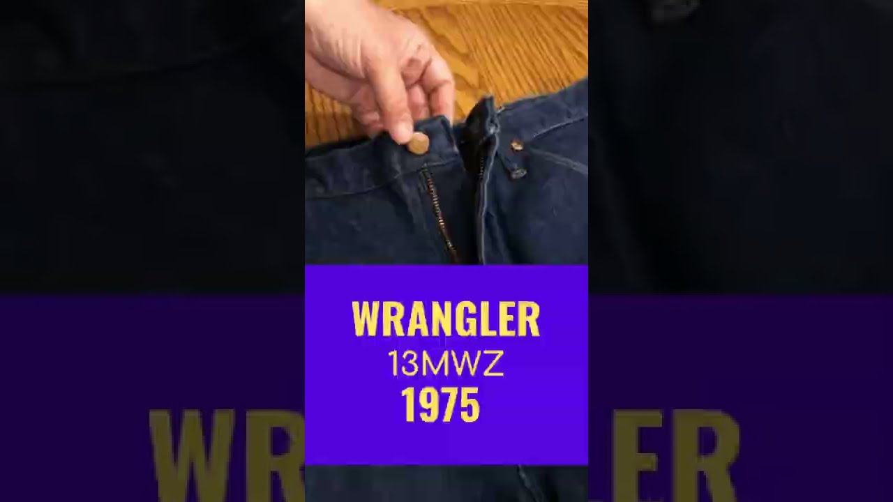 Джинсы &laquo;Wrangler&raquo; 13MWZ 1975 год