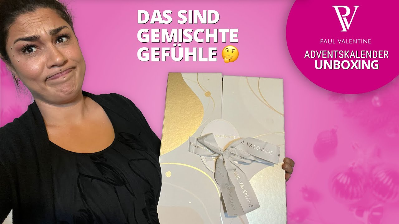 Paul Valentine Adventskalender 2022 Unboxing - Adventskalender 2022 Unboxing l Elanhelo