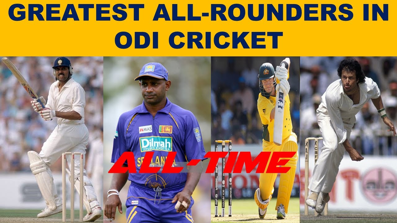 Greatest All-Rounders of All-Time in ODI Cricket/Top 20 ICC Rated
