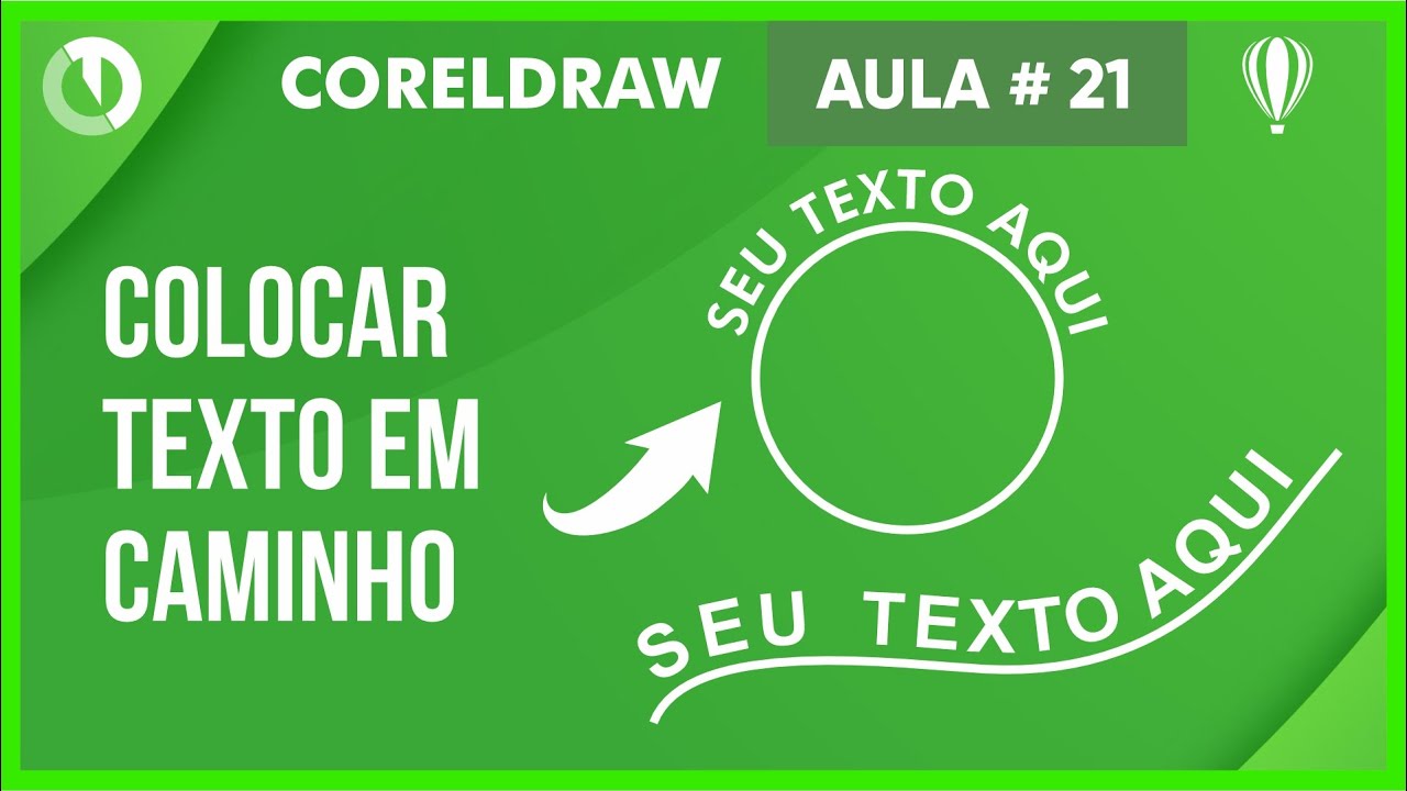 Como colocar texto em circulo no Corel Draw (fácil)