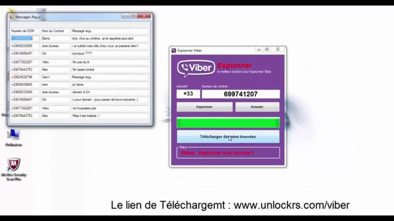 Espionner Viber (+ le lien de t&eacute;l&eacute;chargement)