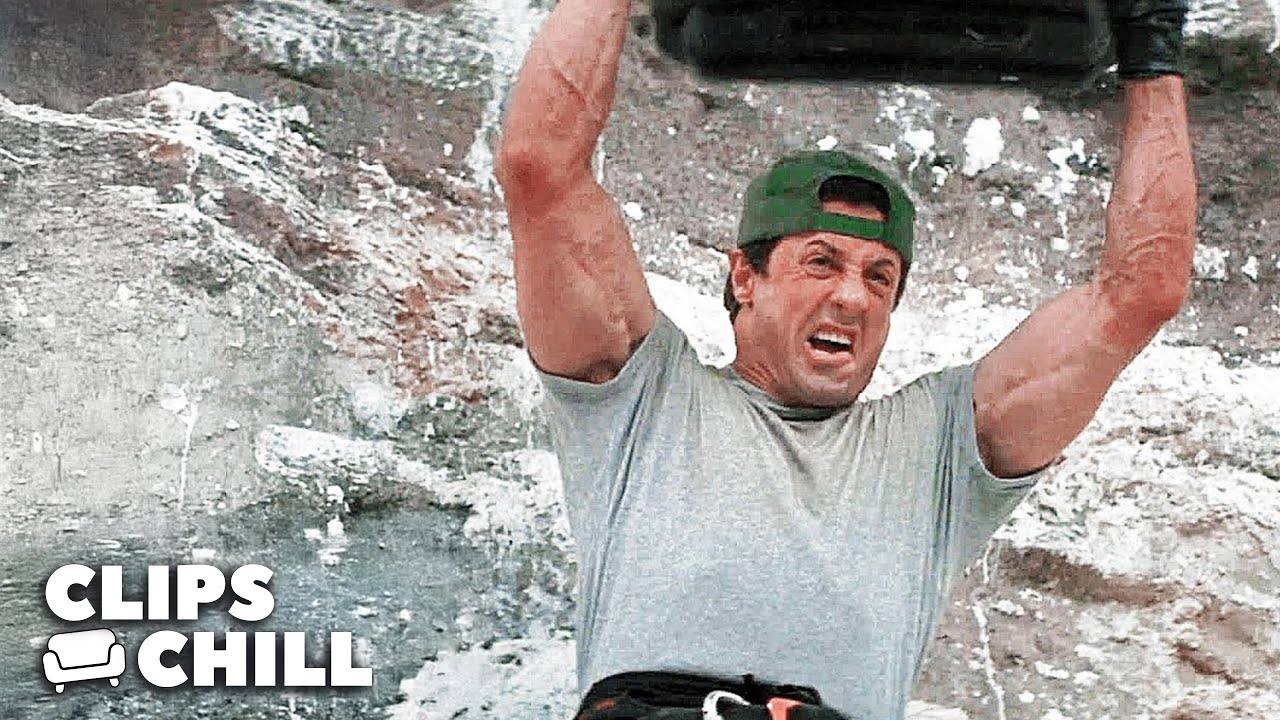 How Gabe Outsmarted Qualen’s Deadly Avalanche Trap | Cliffhanger (Sylvester Stallone)
