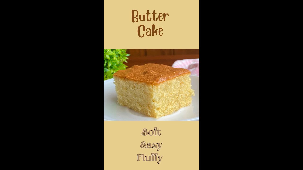 Butter Cake | Vanilla Cake |  #shorts