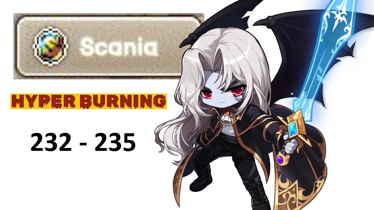 [Global MapleStory] Demon Avenger, Hyper Burning (232 - 235)