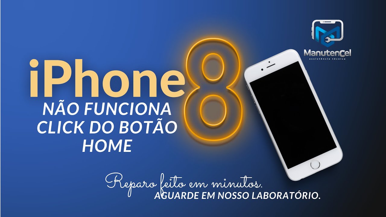 iPhone 8 não funciona botão home (não funciona click) iPhone 8 button home fix problem