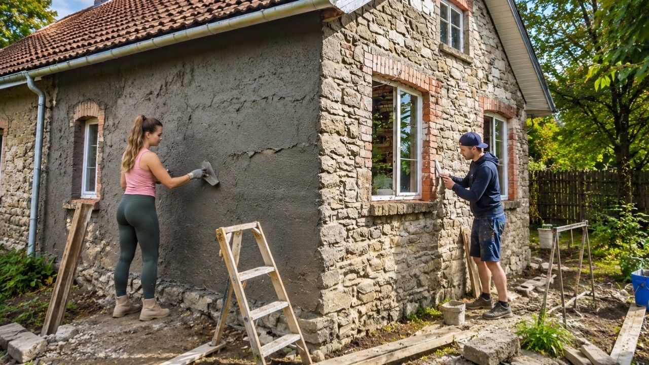 Couple spends 3 years renovating an abandoned French house into their dream home | by@Renovacile