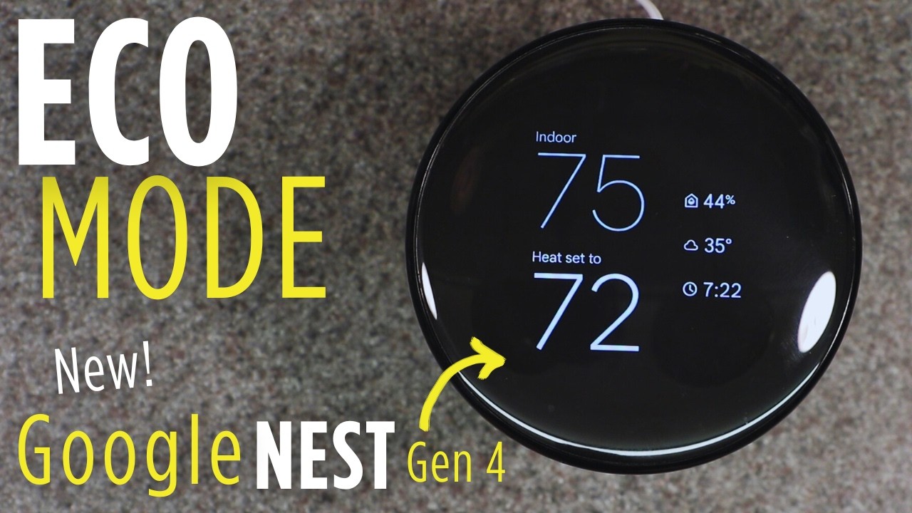 ЭКО-режим и безопасные температуры | Обучающий термостат Google NEST 4-го поколения