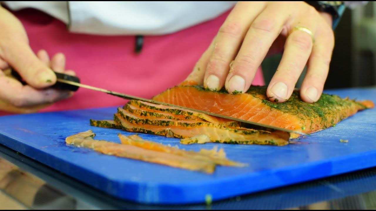 Cooking Class - Saumon gravlax par Christophe Benatier