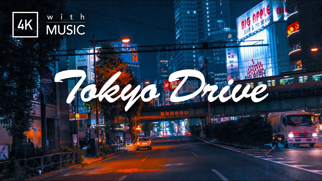 TOKYO NIGHT DRIVE | 住吉〜飯田橋 [4K] from Sumiyoshi to Iidabashi at night. 夜の東京ドライブ