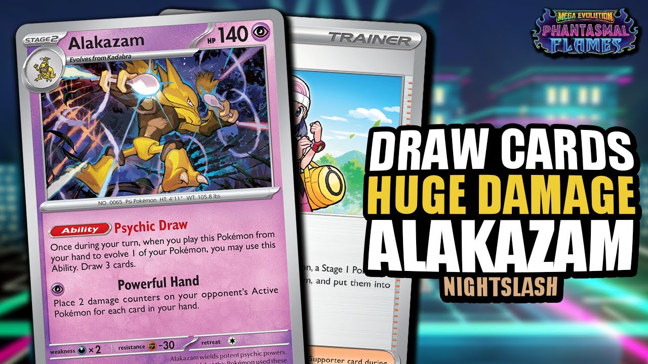 Draw Endless Cards With Alakazam