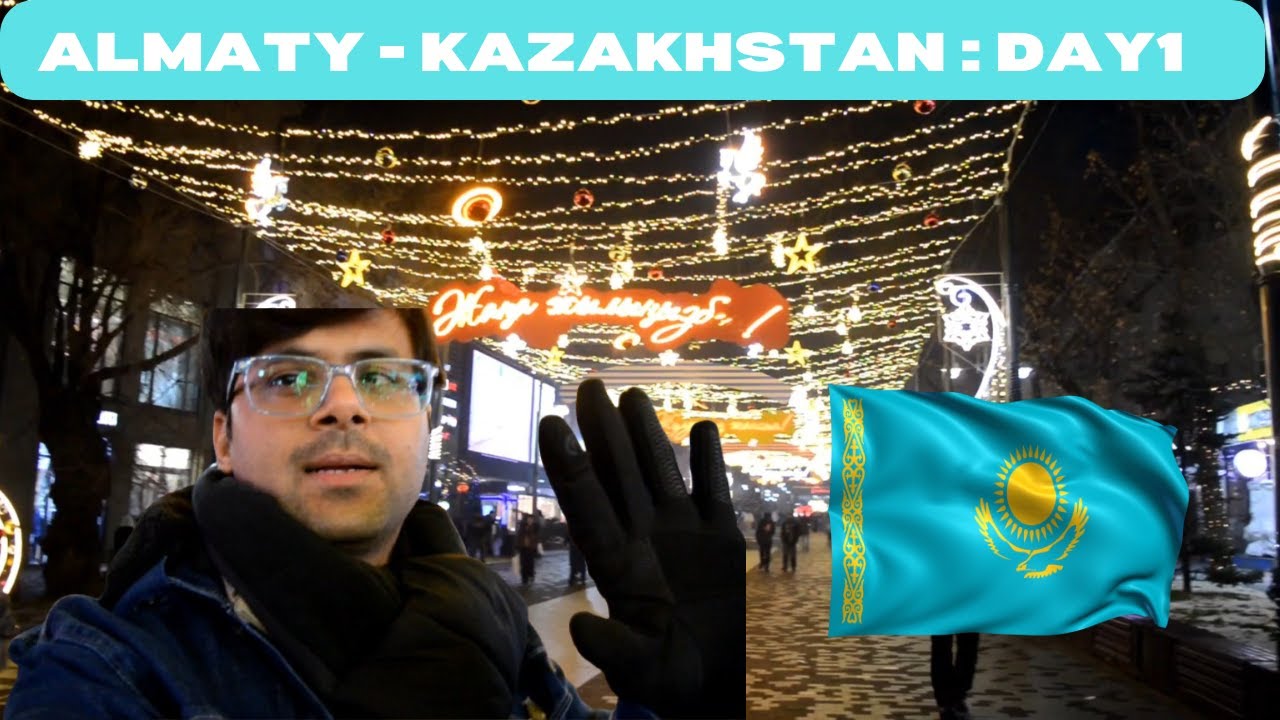 From Delhi to Almaty | My First Day in Kazakhstan 🇰🇿 (Food, Taxis & Arbat Street)
