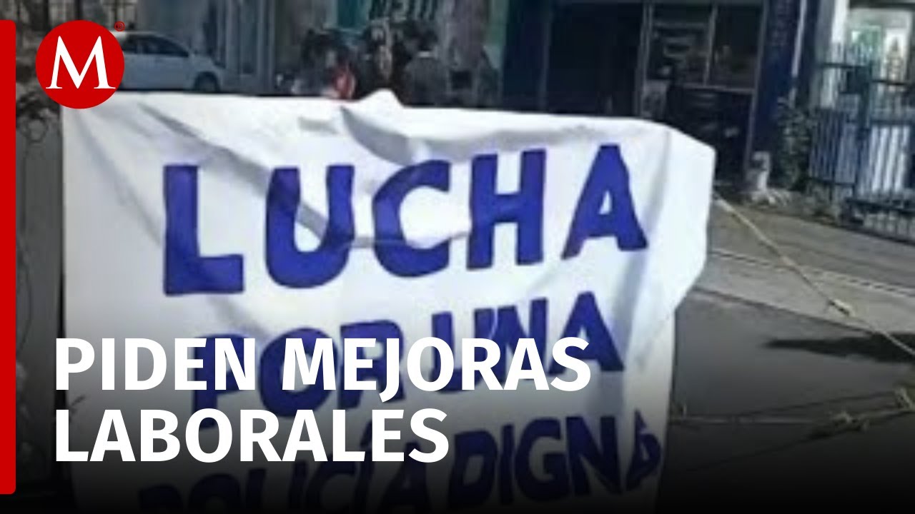 Continúan protestas de policías en Michoacán; exigen destitución de secretario de SSP