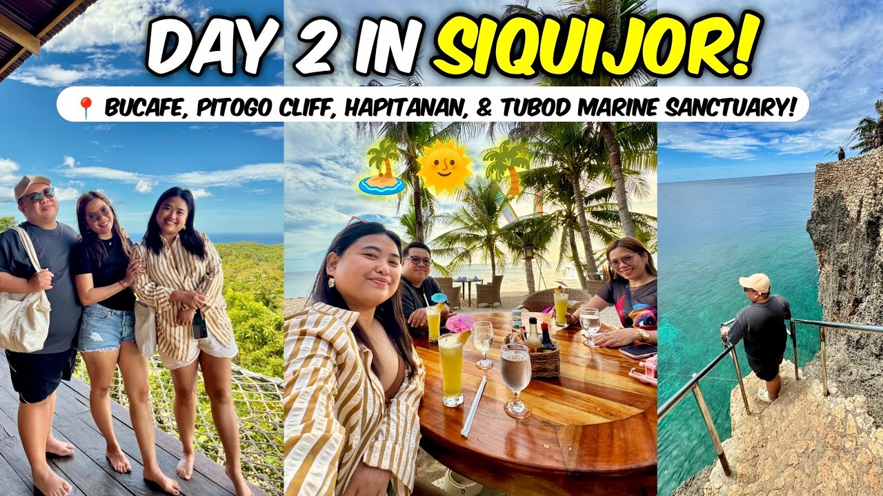 Siquijor Bucafe, Swim at Pitogo Cliff, Balete Tree, Hapitanan, & Tubod Marine Sanctuary!🇵🇭