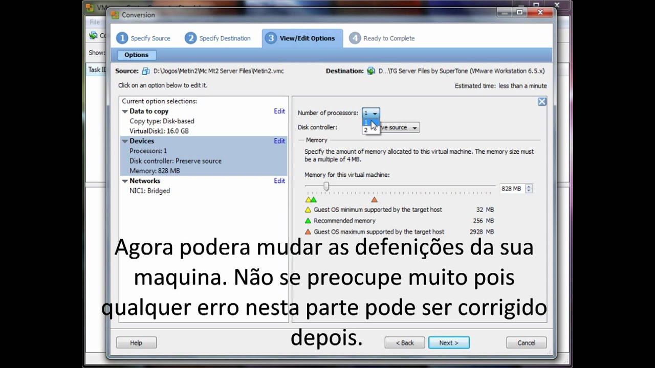 [Tutorial] Converter VirtualPC em VMware