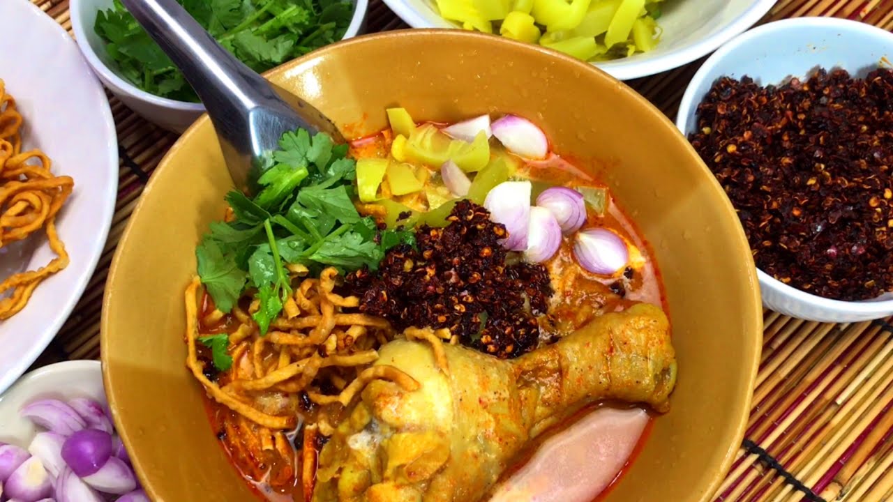 เตาถ่านคุกกิ้ง ข้าวซอยไก่ อาหารเหนือ ทำเองอร่อยถูกใจ