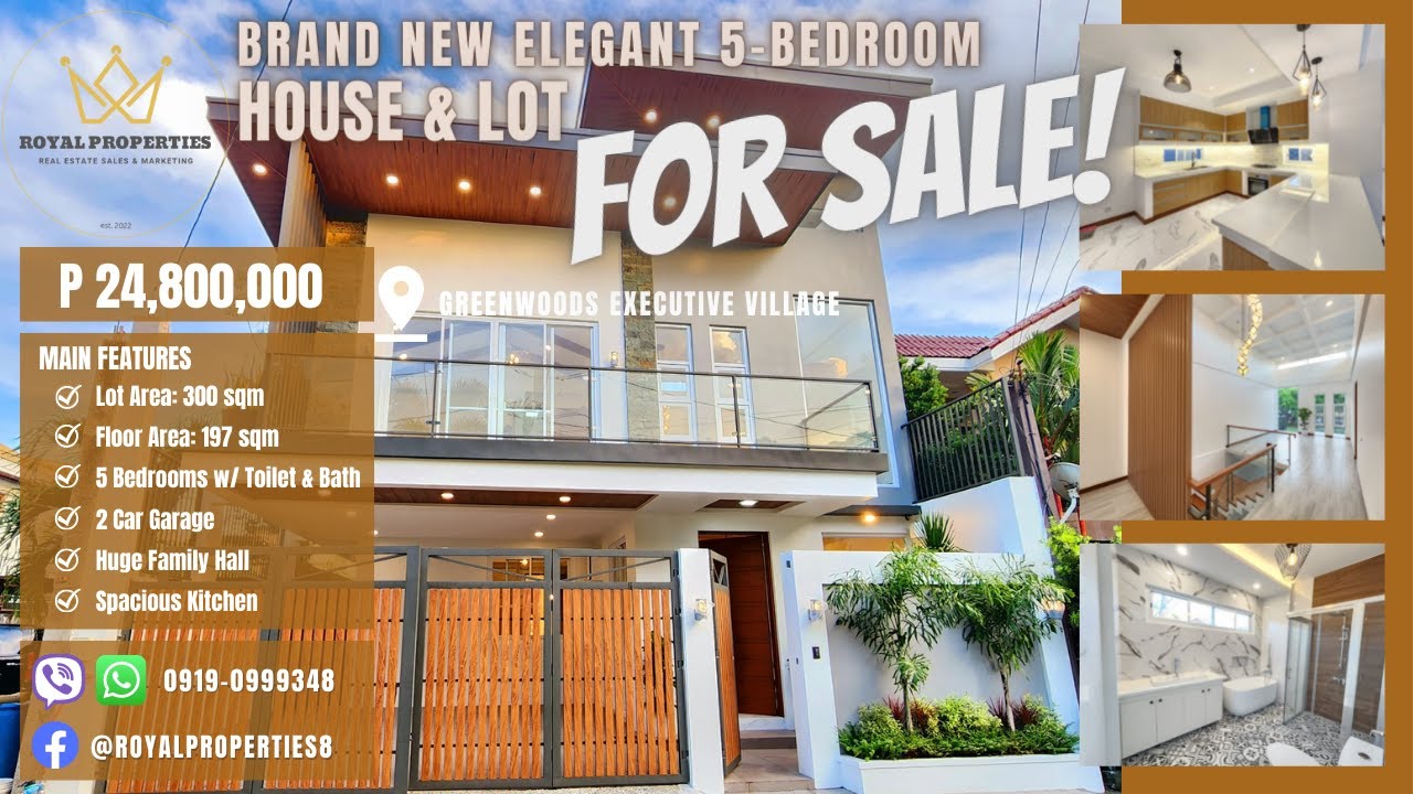 HOUSE TOUR #6: BRAND NEW ELEGANT HOUSE AND LOT FOR SALE IN GREENWOODS EXECUTIVE VILLAGE PASIG