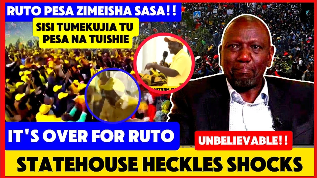 IT'S OVER FOR RUTO!! HIS LIES IN STATEHOUSE CONFIRMED AS KENYANS PREPARES HIS FATE COME 2027!!