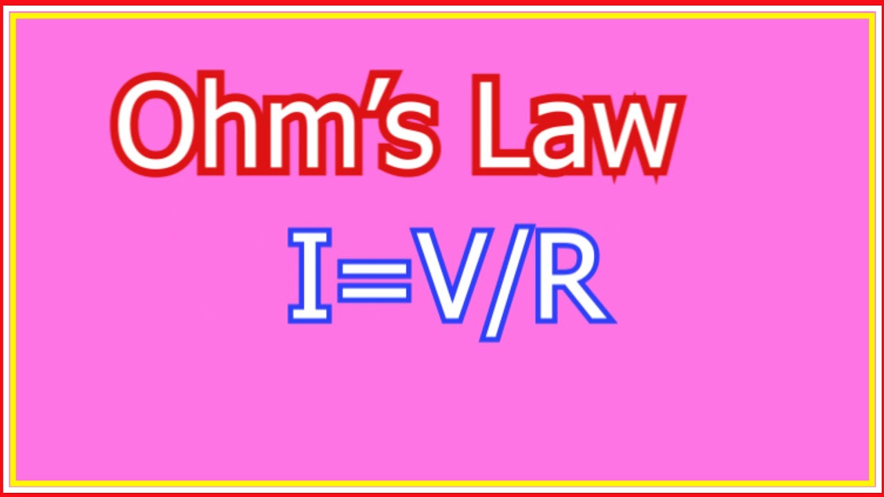 Ohm's Law Explained: Understanding Voltage, Current, and Resistance in Electrical Circuits