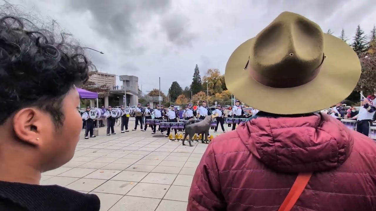 UW Husky Drumline Steps 11/2/2024